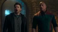Chris Evans and Dwayne Johnson in a still from the trailer of the film (via Amazon MGM Studios)